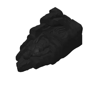 Wächter der Grotte – Antike Kriegerstatue