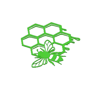 Bee wallart