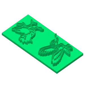 Spearow #021 And Fearow #022 Cookie Cutter