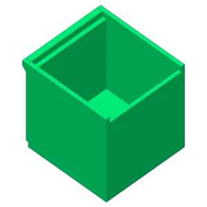 Hinged 3x3 Rubik Cube Box