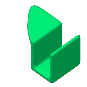 Fashionable chair design-S-shape