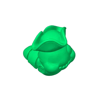 FlexiSlugs Pirate Ghost - Flexi Articulated Chibi Slug STL