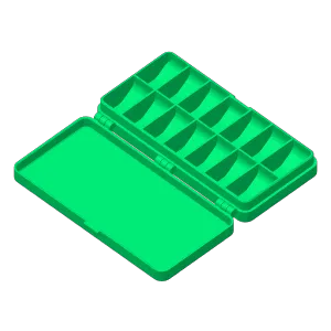 Larger weekly pill box
