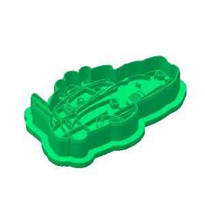 policia cars cookie cutter