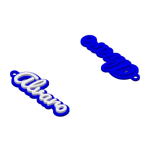 Keychain Nombre_Alvaro