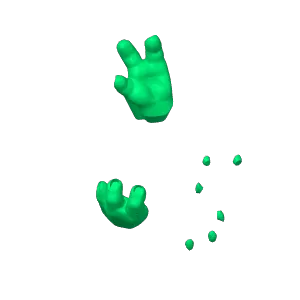 Baby yoda hand and fingernails