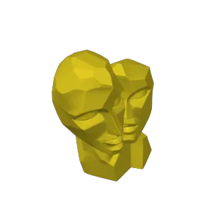 Faces Sculpture