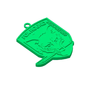 Foxhound Keychain