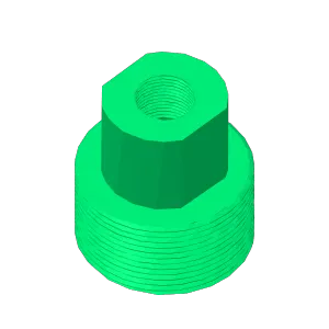 1/2-28 to 36x1.5 Thread Adaptor