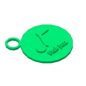 Utah jazz keychain
