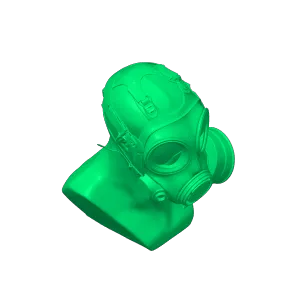 GASMASK BUST