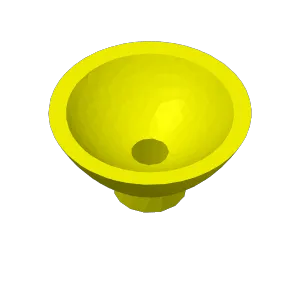 KMT Waterjet Abrasive Deflection Cup