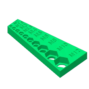 metric bolt holder