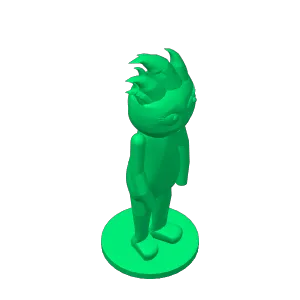 1er Modélisation basique de Gobo-Scratch sous blender