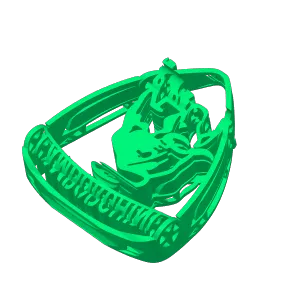 Lamborghini logo 3d