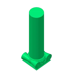 Roman Column Top (pre-sliced)