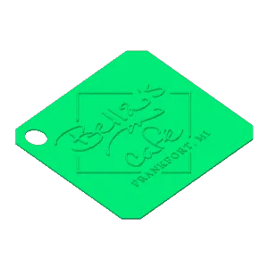 Bella's Cafe keychain 