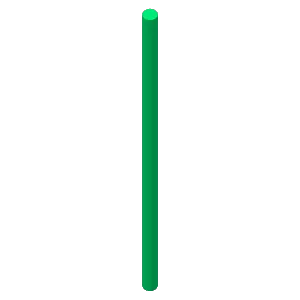 29cm x 1.2 CM Pole
