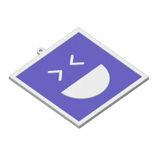 Llavero Emoji Cuadrado risas