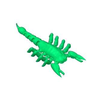 Articulated scorpion