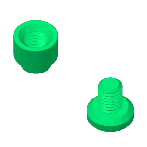 screwable drip tip