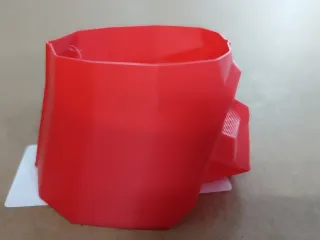 Low-poly Darth Vader planter pot
