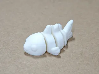 Cute Flexi Goldfish (Toy, Keychain & Magnet)