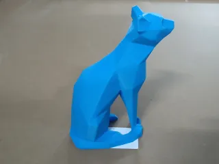 Cat - Egyptian cat low poly