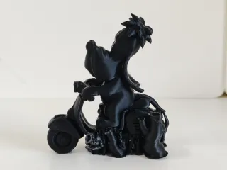 Droopy on Vespa