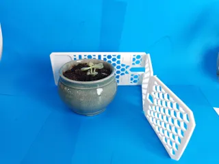 One piece printing folding phone holder