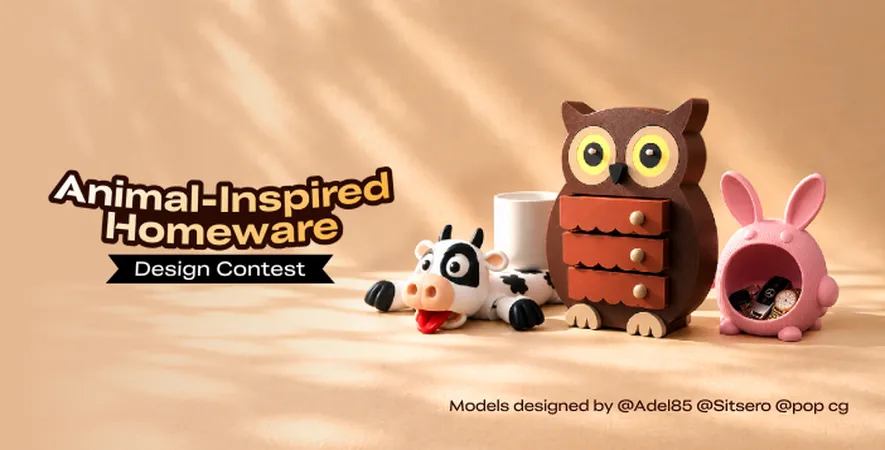 Animal-Inspired Homeware Design Contest