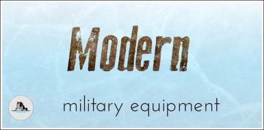 Modern military equipment