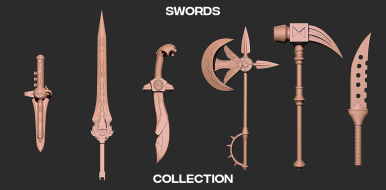 Anime swords collection
