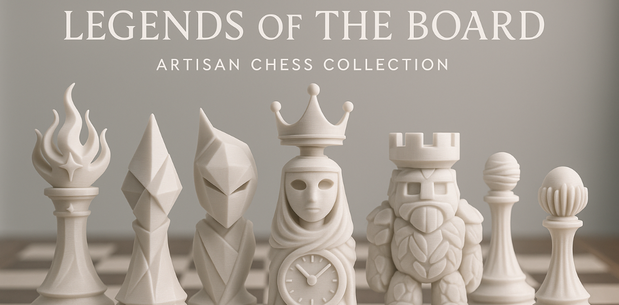 Legends of the Board: Artisan Chess Set