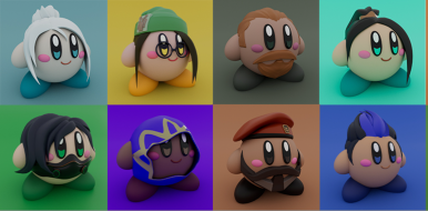 KIRBY X VALORANT AGENTS COLLECTION