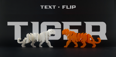 Text Flip: Animals 🦁