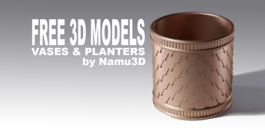 Free N3D vases and planter