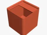 Gridfinity 1x1 bin with label-0
