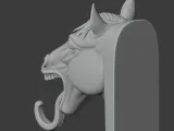 Horse Head Wall Hanger Coat and Key Holder Hook-2