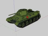 Russischer Panzer, Dschersinski "T-34 - M1941" Modell T34/76-0