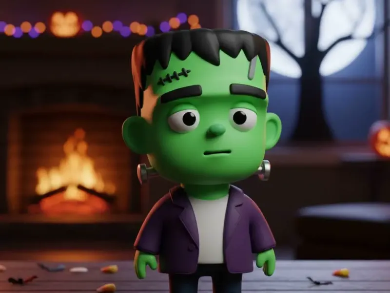 Frankenstein figurine Halloween
