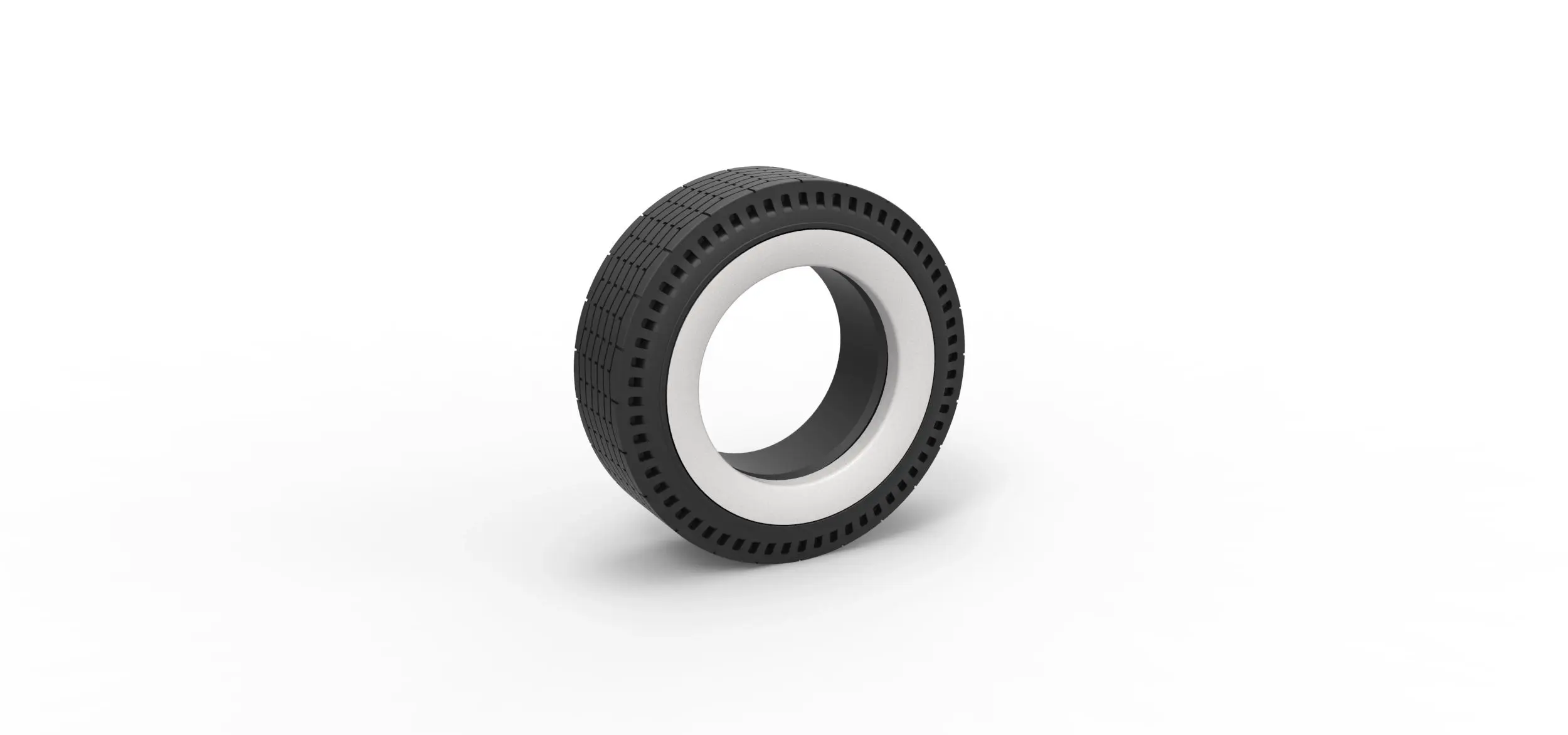 Props & Terrain STL Download - Whitewall rear tire of vintage dragster ...