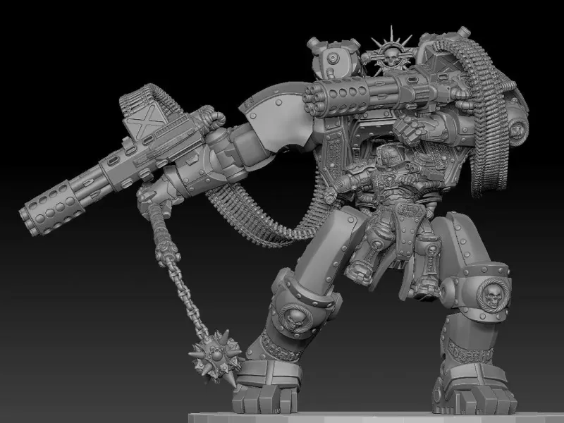 Exo Striker 2 – High-Detail Compatible Miniature for 3D Prin