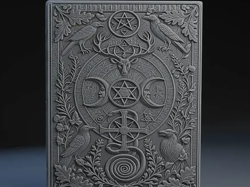 📚 3-Ring Binder Grimoire Cover – 3D Printable Binder Design