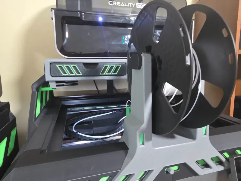 TPU Top mount spool holder - K2 Plus D3P riser