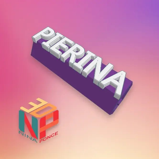 LAPICES PERSONALIZADOS PIERINA pencil topper