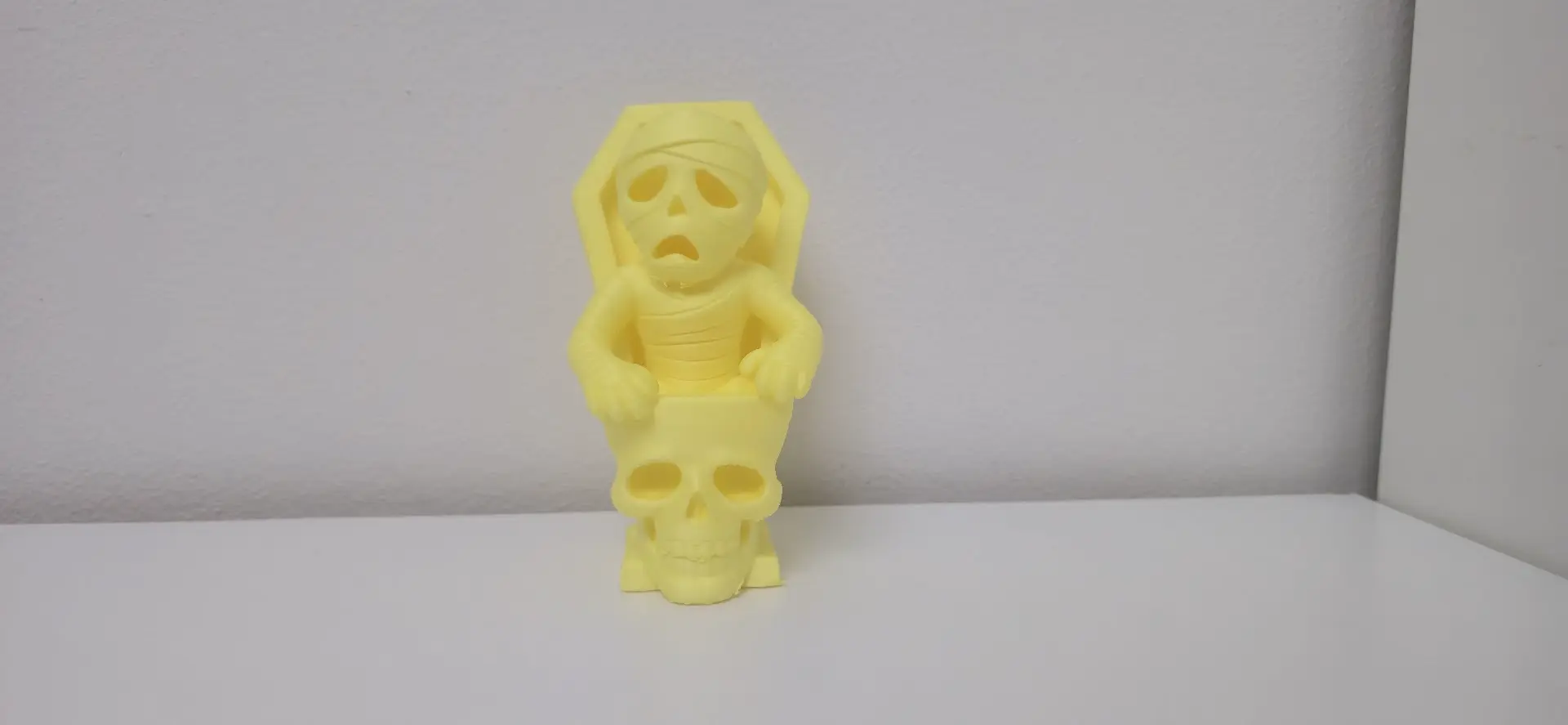 Mummy in Ancient Toilet – Halloween Figurine