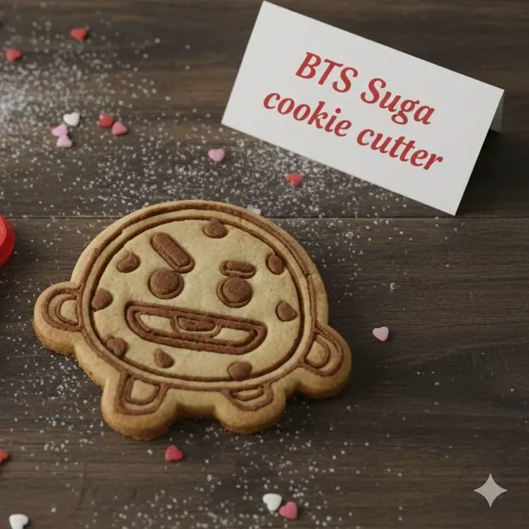 BTS suga cookie cutter