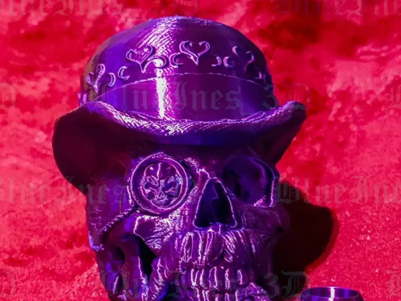 GENTLEMAN'S SKULL WITH PIPE