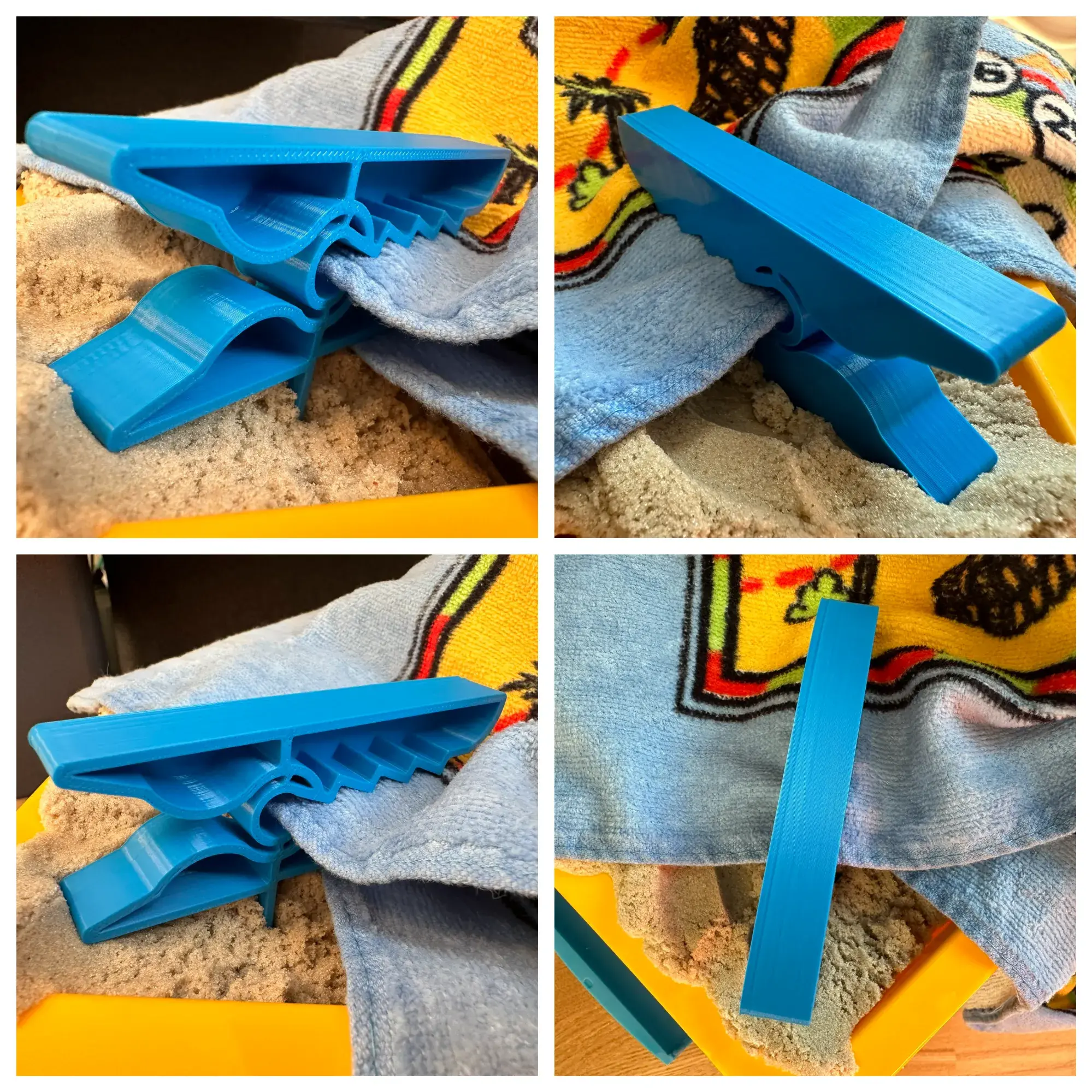 Beach towel clip